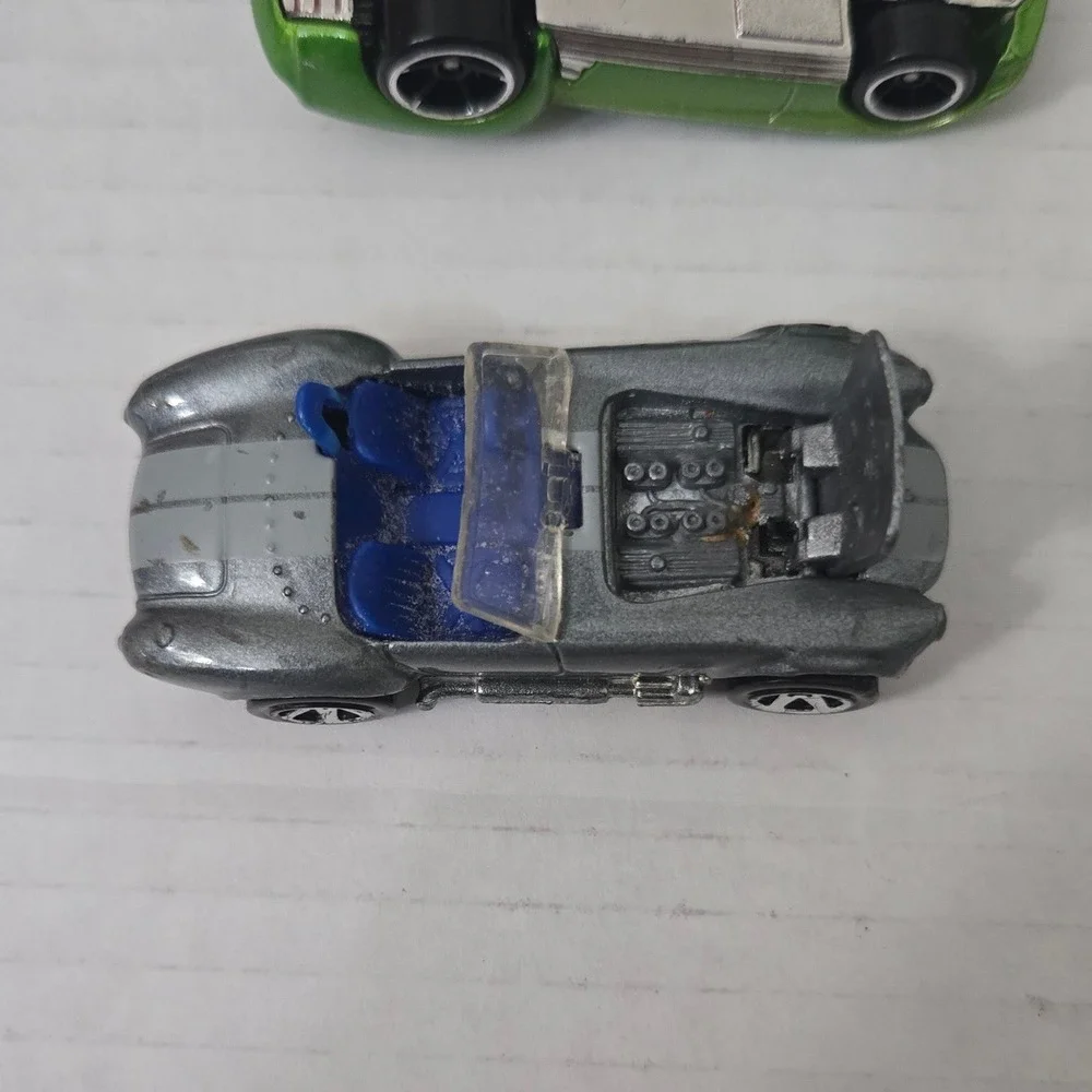 Vintage Hot Wheels Shelby Cobra Opening Hood Diecast Sports Car Lot of 6 Mattel